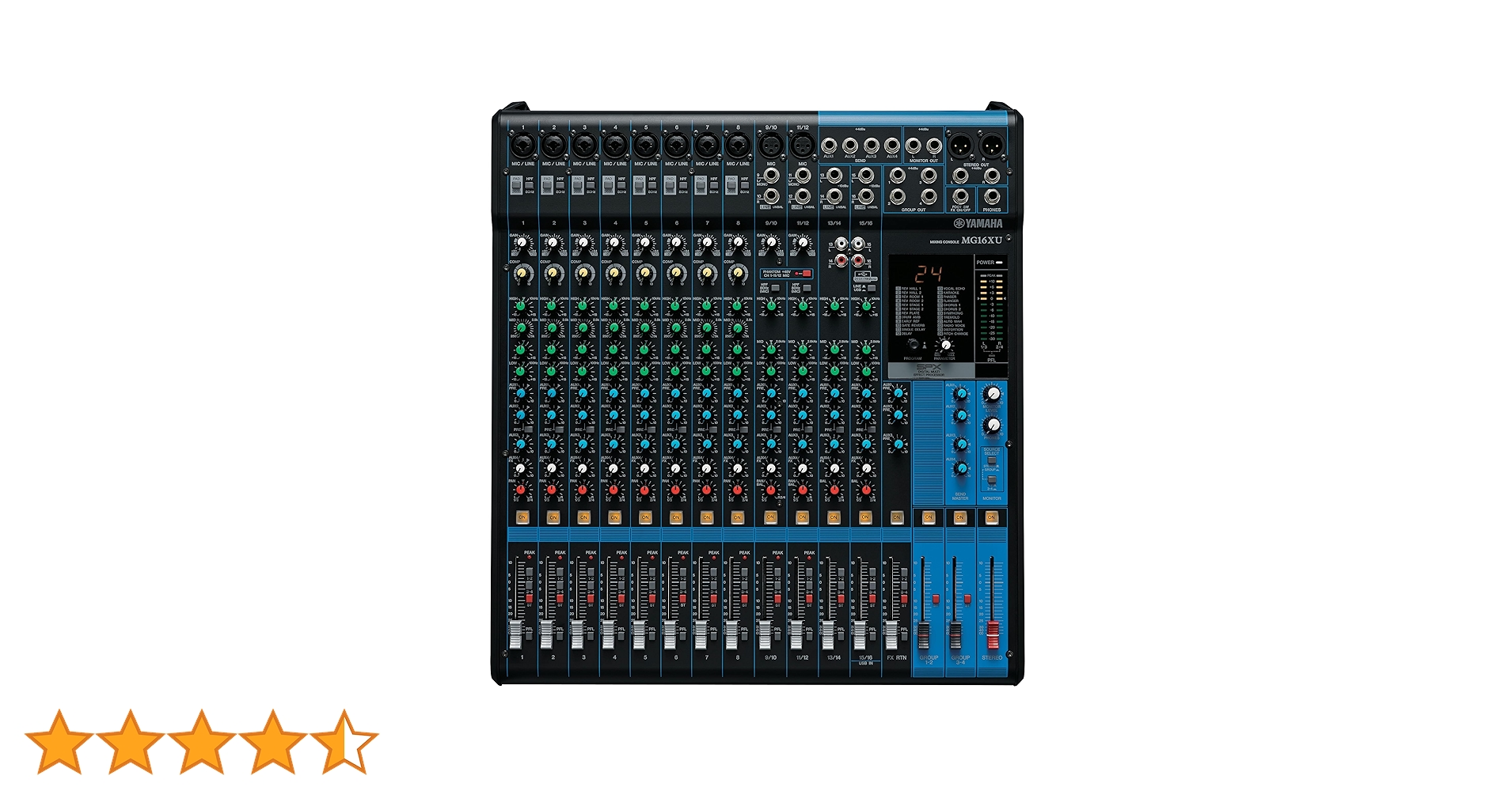 【美品】YAMAHA MG16XU Amazon | ヤマハ(YAMAHA) 16チャンネルミキシングコンソール